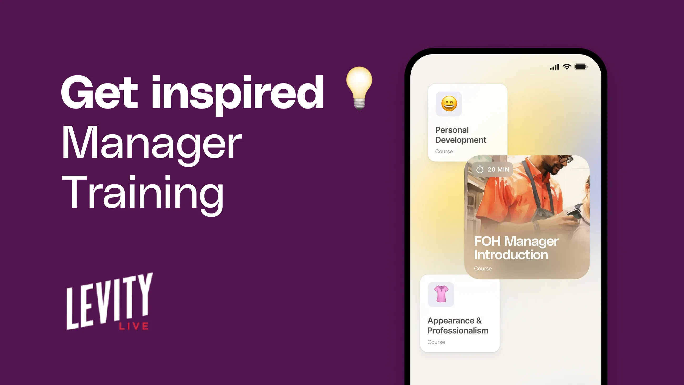 How Levity Live Prepares Future Managers with Multi-Week FOH Training